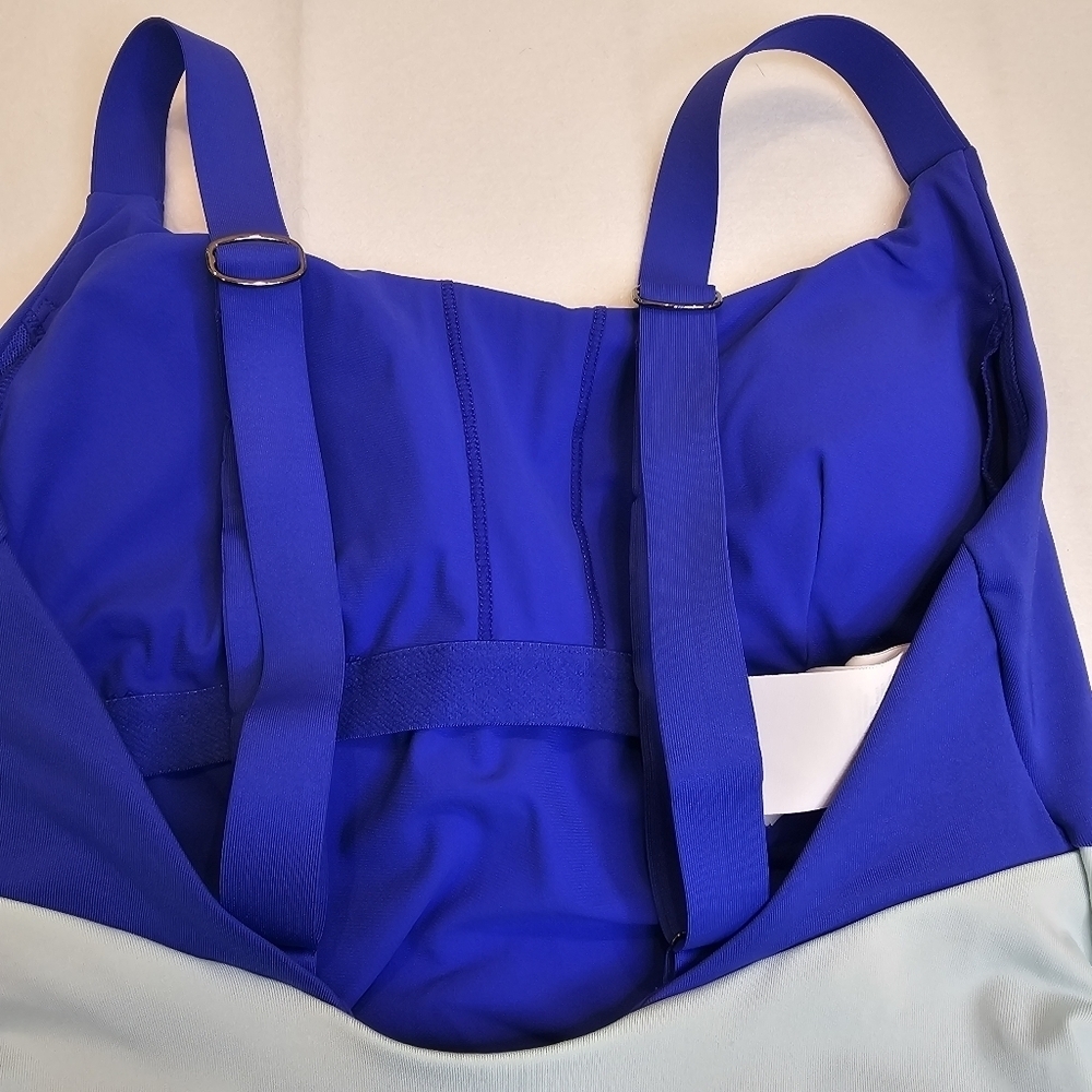 Athleta Color Block One Piece Swimsuit Coastline Women's Size XXS Beach - Picture 8 of 11